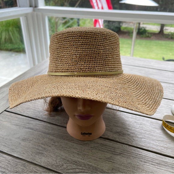 Scala Dorfman Pacific Tan Wide-Brim Hat - Picture 1 of 6